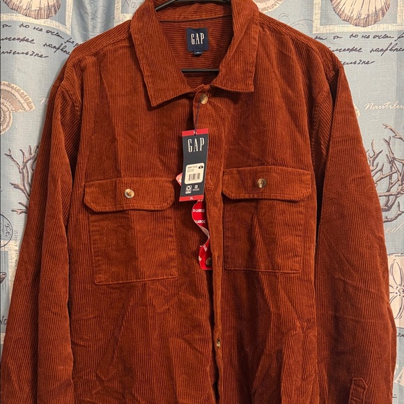 GAP Other - GAP Men's Rust Corduroy Shirt Jacket